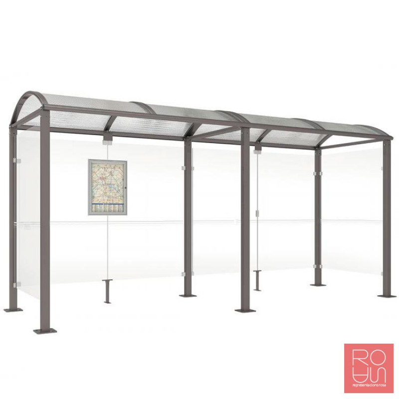 Marquesina parada d'autobús Bòveda